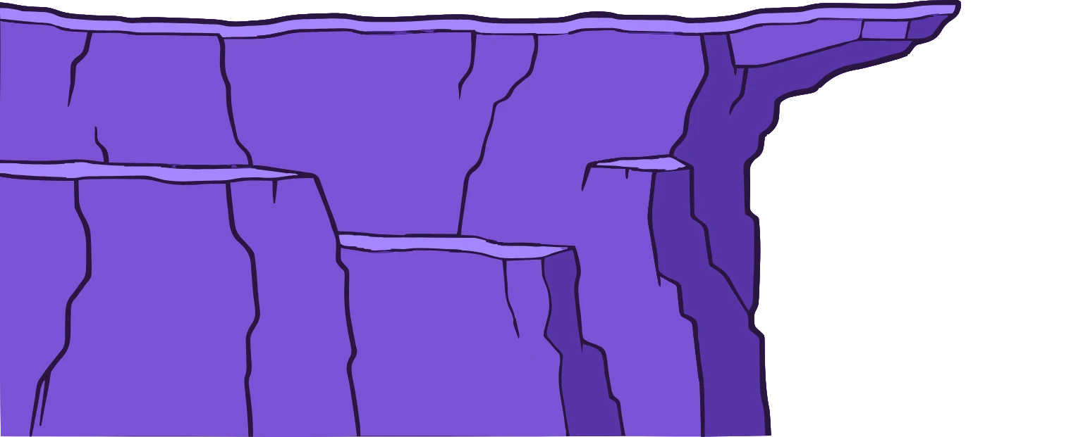 The violet cliff